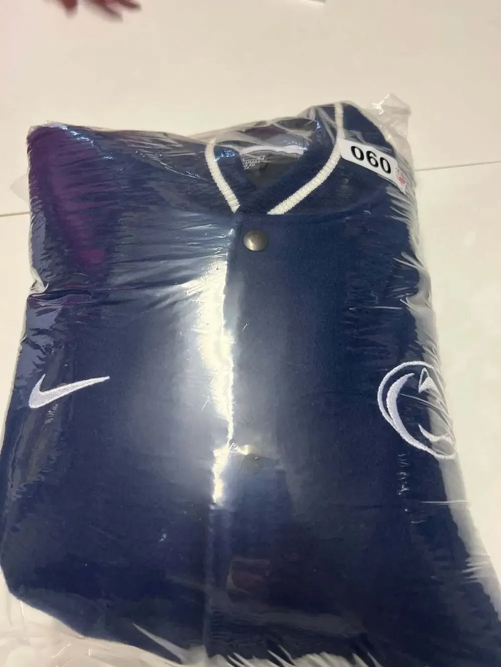 Vintage Nike Penn State Nittany Lions Team Authentic Wool Letterman Varsity Jack